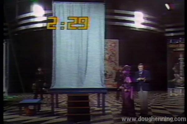 Still from “Water Torture Cell Escape” — Doug Henning’s World of Magic, 26 December 1975